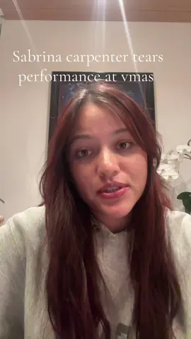 Sabrina carpenter’s vmas performance was so good. I loved that she had the signs for the trans community and drag queens #sabrinacarpenter #vmas2025 #tears 