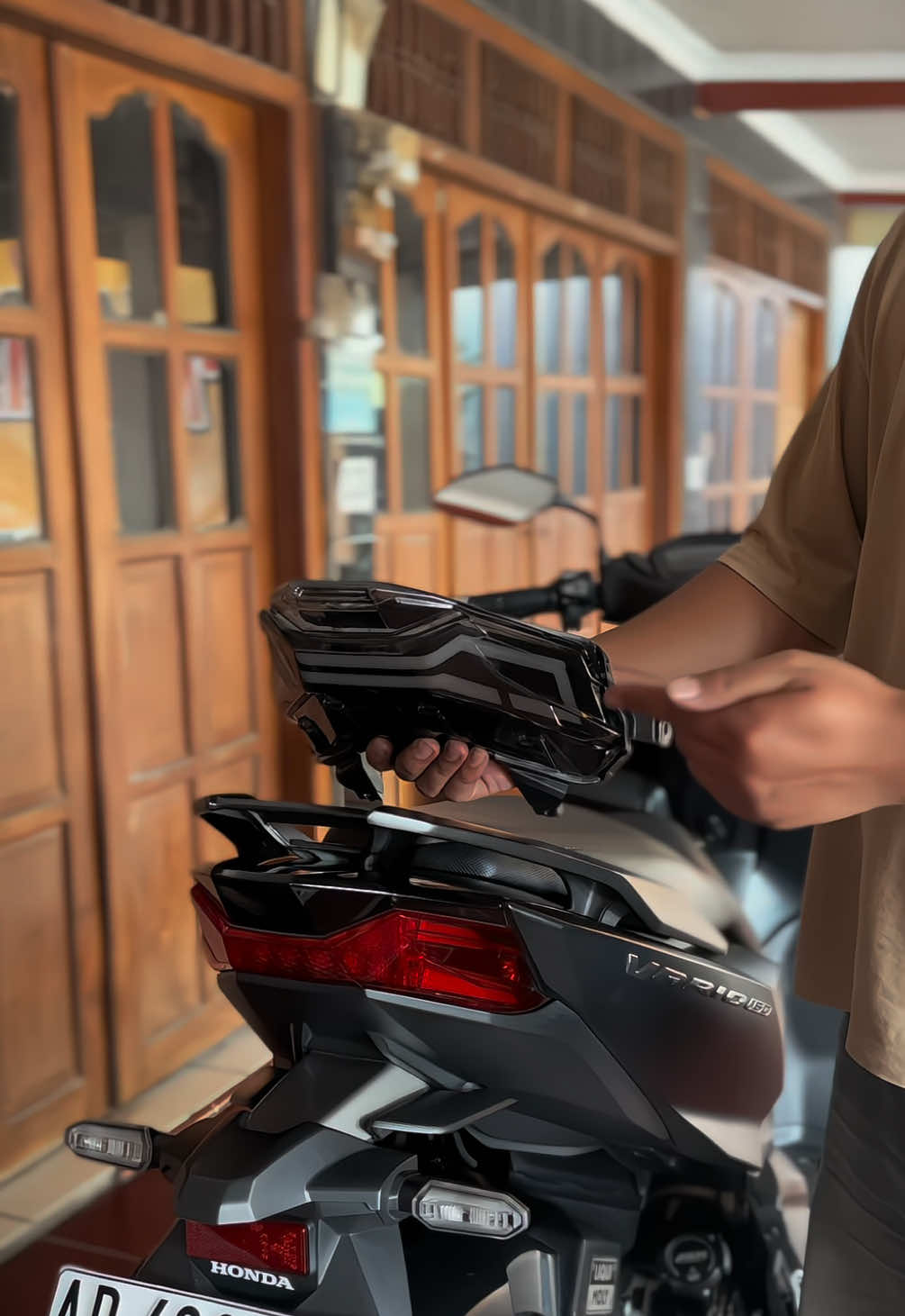 Stoplamp Lazy seganteng ini🤩Terima kasih @ARIF CUSTOM LED #vario #vario160 #vario160modifikasi 