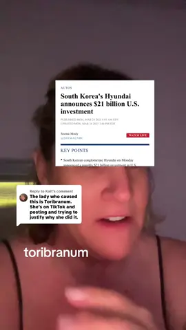 Replying to @Kait FAFO white woman republican running for Congress tagged in the video is the one responsible for possibly losing up to $21 billion just in Georgia alone. #hyundai #plant #southkorea #georgia #fafo 
