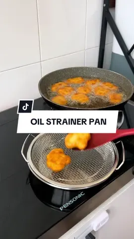 Sangat senang nak goreng goreng bila ada penapis minyak ni 😍 Korang nak beli tekan beg kuning 🫶🏻 #penapisminyak #oilstrainer #oilstrainerpan #stainlesssteelpan #penapisminyakgoreng 