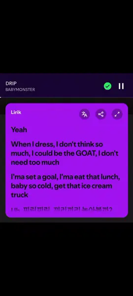 Drip - Baby Monster #fyppppppppppppppppppppppp #fypシ゚ #fypシ゚viral #4u #4upage #spotify #lyrics #babymonster 
