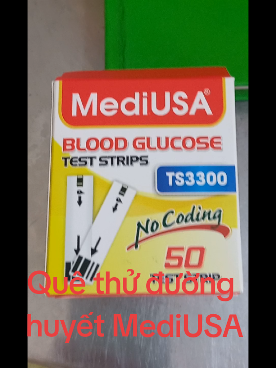 Que thử đường huyết #quethuduonghuyetmediusa 