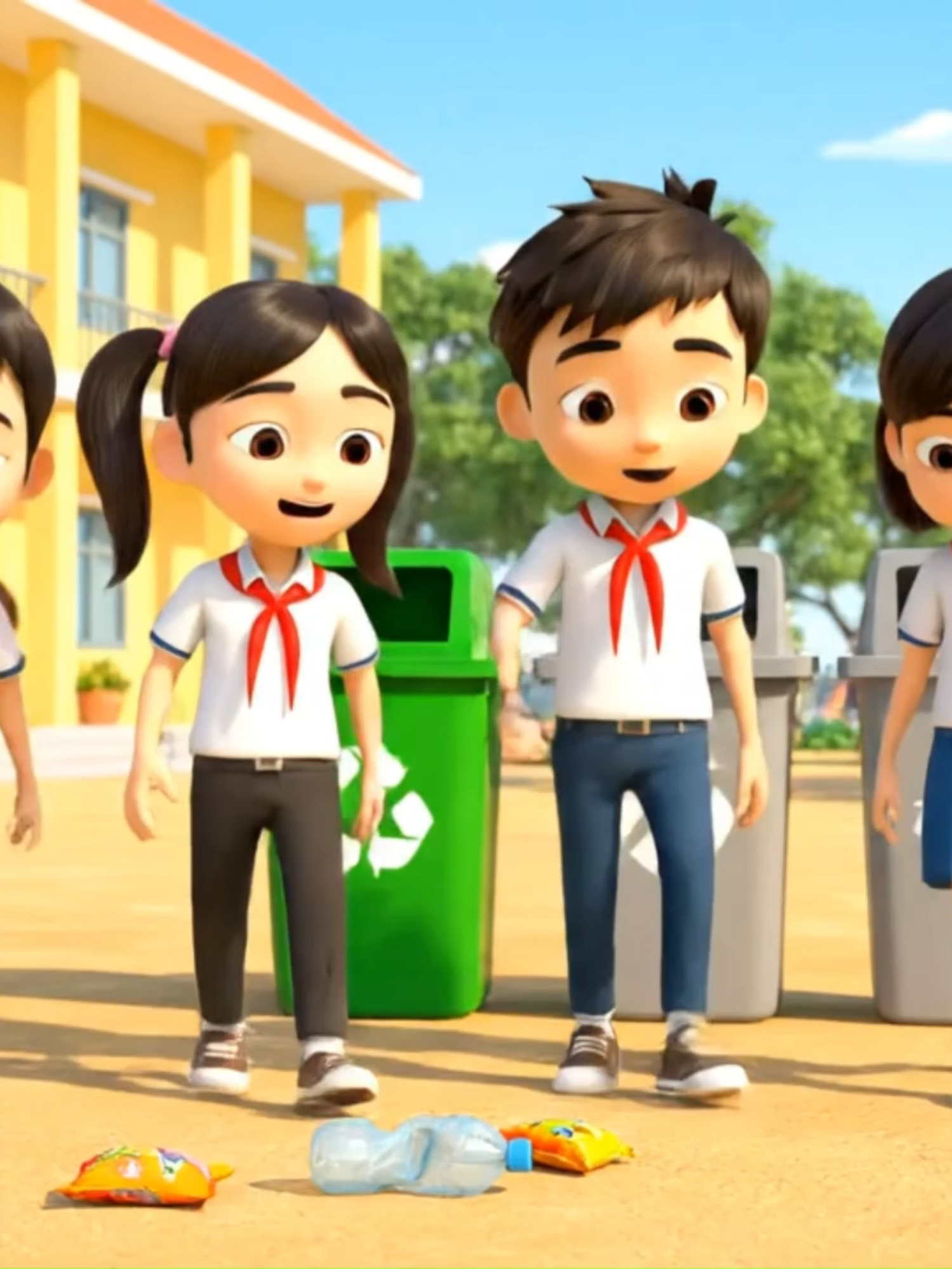 Chung tay bảo vệ môi trường các bạn nhé #hoatdongtrainghiem  #baovemoitruongxanhsachdep #giaoduc  #xuhuongtiktok 2025