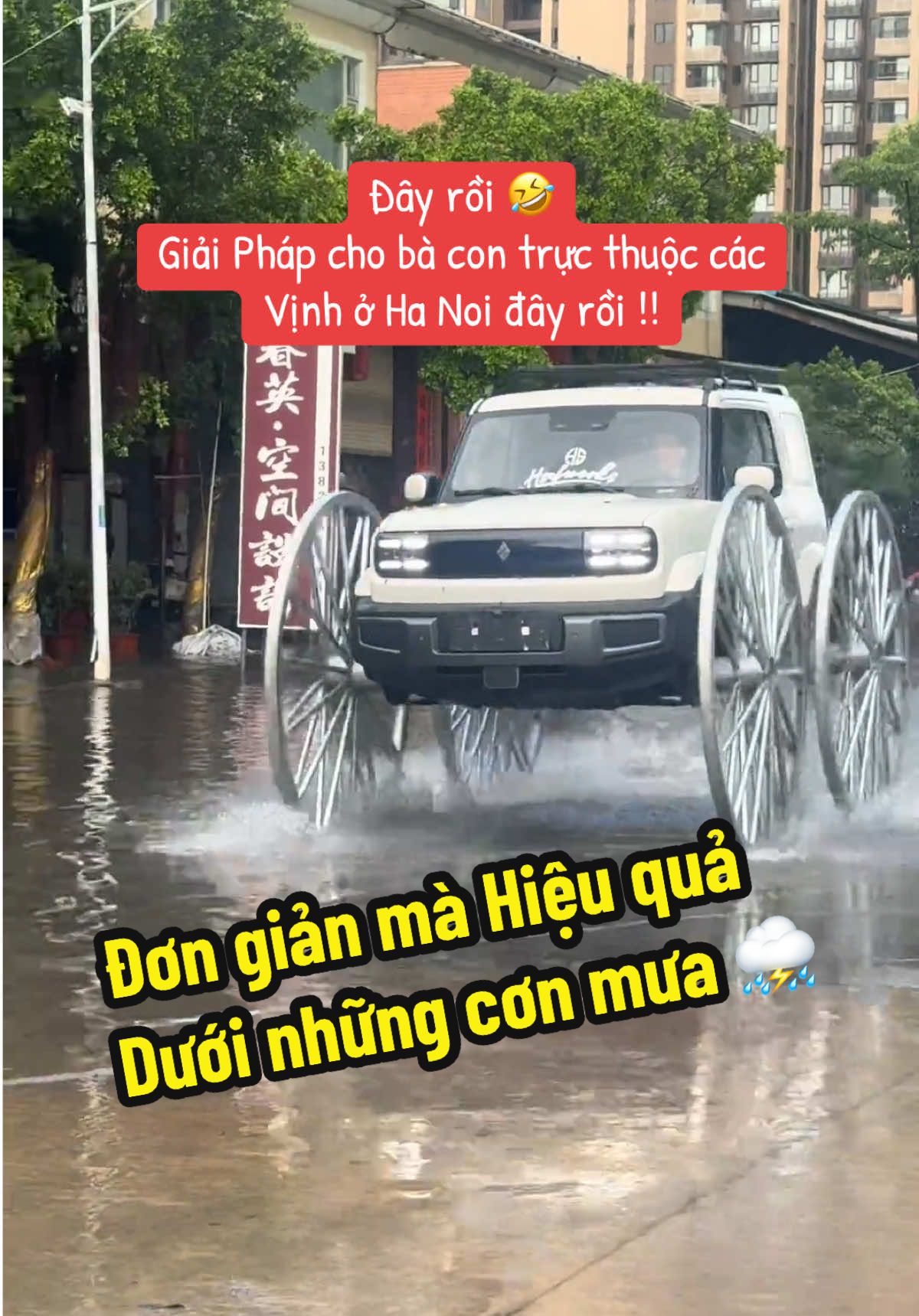 Những cơn mưa sắp thất nghiệp vì sự sáng tạo này dành cho oto !! 🤣🤣 #xehoi #oto #car #volvo #lynkcovietnam #xehoivietnam #giaiphap 