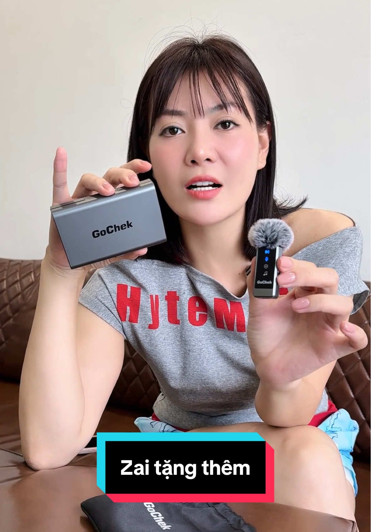 Mic gochek thu âm không dây #xuhuong #tikhub #micthuam #mickhongday #congnghe 