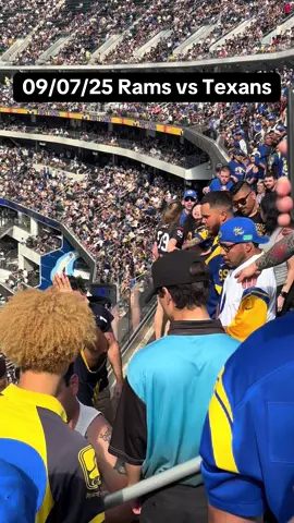 First game of the season nonsense #sofistadium #fight #rams #losangeles #football 