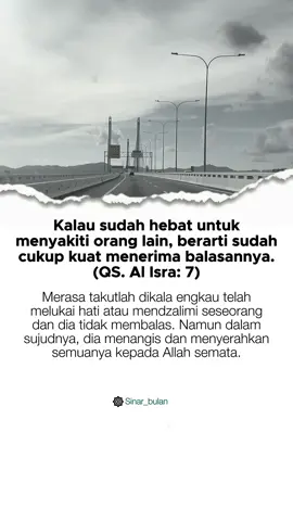 Ya, Allah ada 🤍  Dan kifarah itu nyata. . Tidak ada kehidupan seseorang yg baik baik saja setelah berbuat jahat kepada kehidupan org lain. . #bulanstories #life #sabar #syirik #bukansiapasiapa 