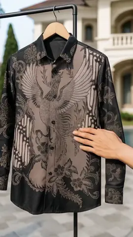 MERAK Kemeja Batik Pria Slimfit Full Furing  #kemejabatik #bajubatik #fyp 