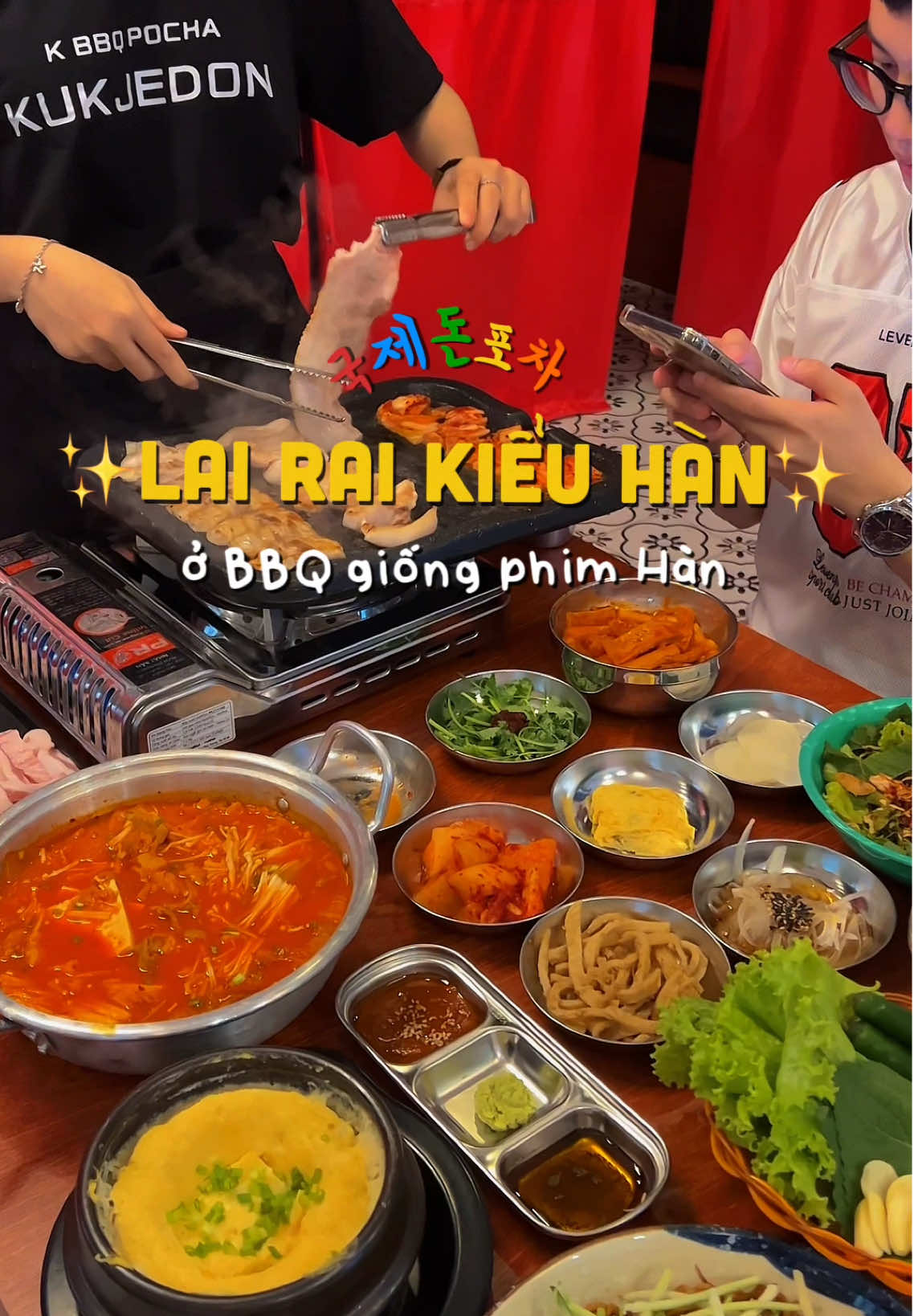 Hẹn hò ở “túp lều” xinh giống phim Hàn của anh chủ Hàn nèee 😘 #bbq #koreanfood #ancungtiktok #LearnOnTikTok #dianthoi 