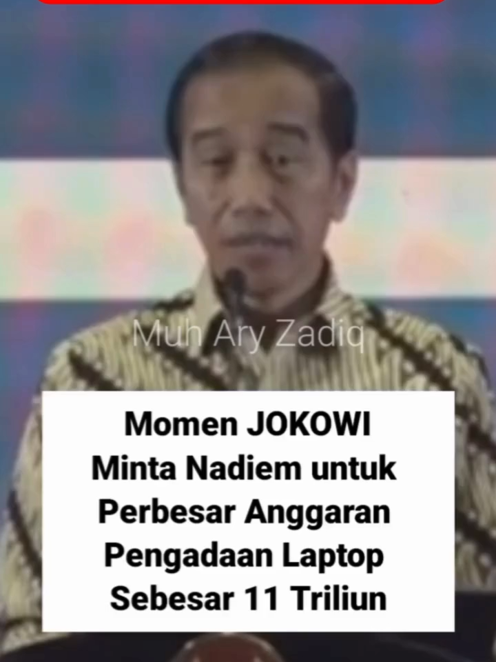 Tahun 2021, Presiden Jokowi minta Nadiem Makarim dorong digitalisasi pendidikan dengan anggaran fantastis Rp11 triliun untuk laptop. Semangatnya mulia 👉 mempercepat transformasi pendidikan di era digital. Tapi faktanya? Proyek ini justru menyeret Nadiem sebagai tersangka kasus korupsi. Lagi-lagi publik dibuat bertanya: Kenapa program besar negara sering berakhir jadi bancakan korupsi? Siapa sebenarnya yang paling diuntungkan dari anggaran jumbo ini? 🤔 Menurut kalian, salah kebijakan atau salah pelaksana? #KorupsiLaptop #NadiemMakarim #Jokowi #DigitalisasiPendidikan #StopKorupsi #SavePendidikan #HukumUntukSemua #IndonesiaBerbenah #BeritaViral #fyp #reelsviralシ #viralindonesia