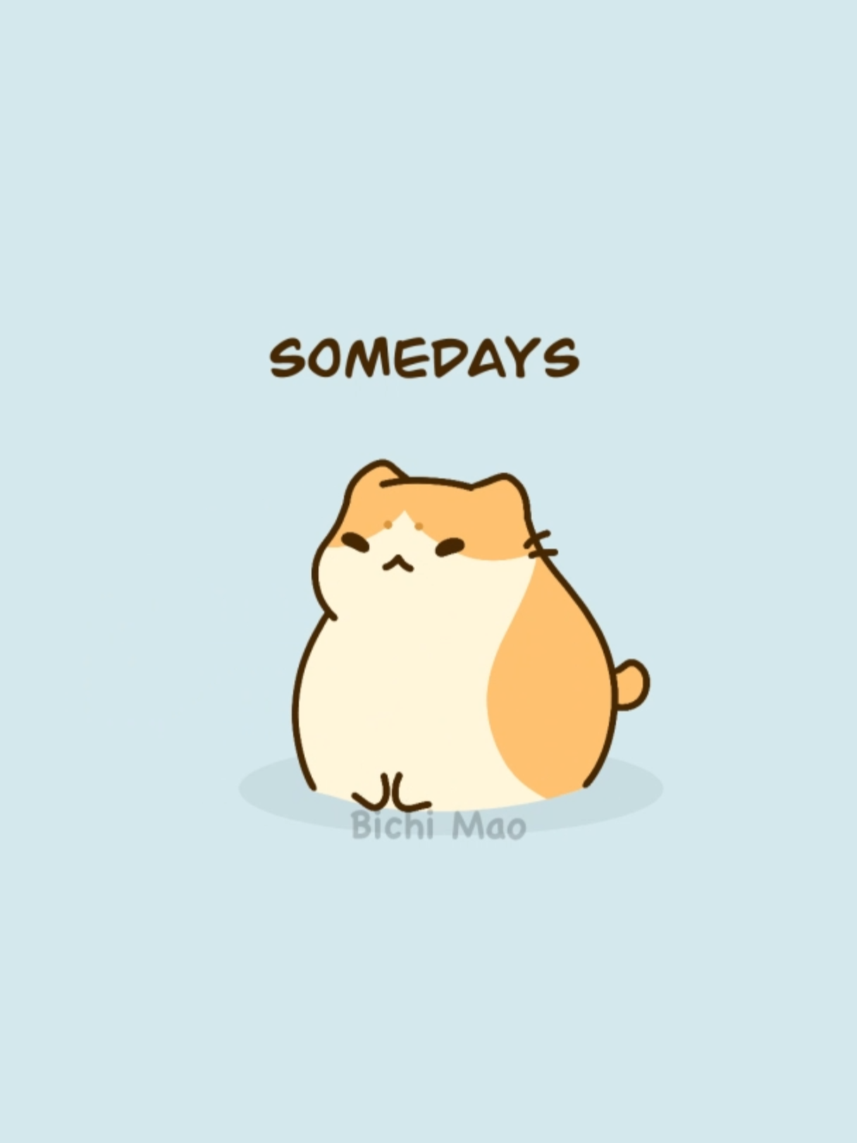 Sometimes, Mao just wanna do like this🐱  Audio credits to: kumoxworld #cuteanimation #BichiMao #funnyvideos #fyp