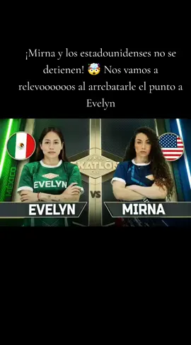 ¡Mirna y los estadounidenses no se detienen! 🤯 Nos vamos a relevoooooos al arrebatarle el punto a Evelyn #exatloncup #extlonmx #exatlonusa #❤️💙 #exatlonmexico 