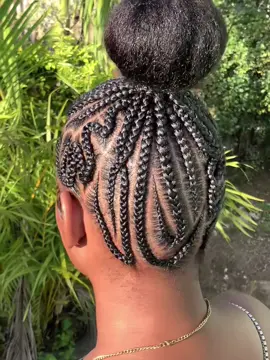 Updo cornrow hairstyle for school 😍😍😍#fyppppppppppppppppppppppp #fypシ゚viral✨tiktok☆ #bookwithmenow🏆🔥 #mickiemagic #backtoschoolhairstyles2025 