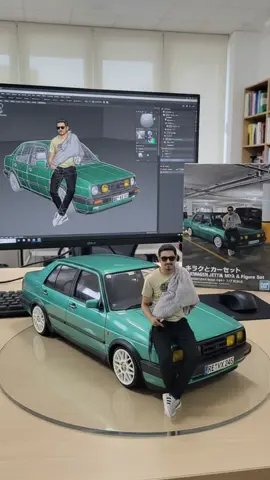 figuras 3D impresa jetta ia #parati #fypシ゚ #Viral #jetta 