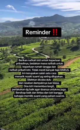 Reminder ‼️ #catatanseorangistri #pasutri #curhatanhati #isihati #rumahtanggabahagia 