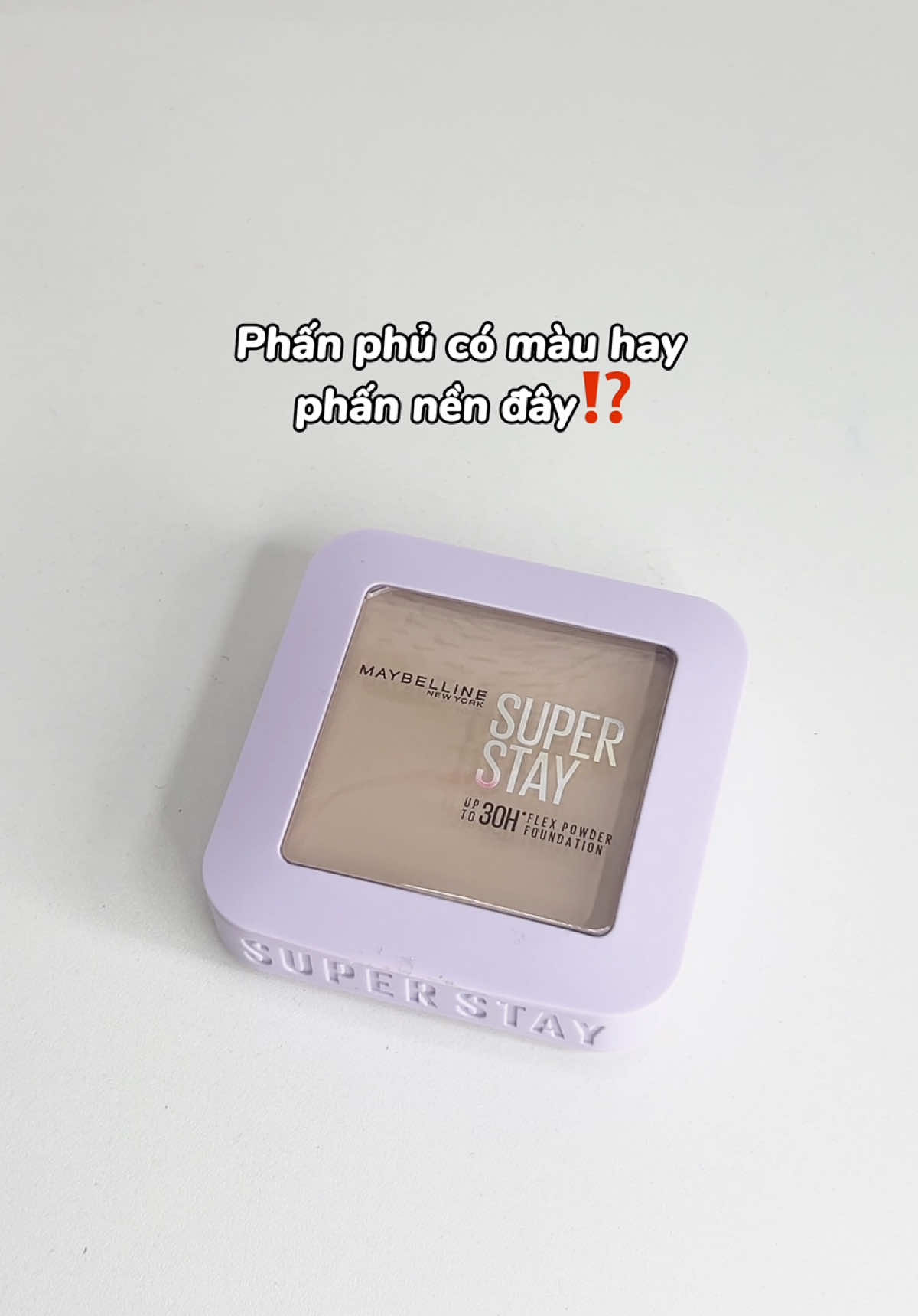 Phấn phủ hay phấn nền đâyy!? #hoptaccungmaybelline #flexpowder #flexcellent #phanphu #phanphukiemdau 