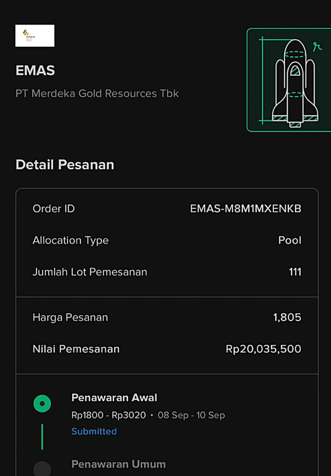 worth it kah? #saham #ipo #stockbit #fypシ゚ #EMAS 
