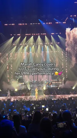 She even thanked Wonhee during her speech! Mariah sunbaenim has immaculate taste ㅜㅜ #kpopfypシ #illit #jellyous #mariahcarey #vmas 