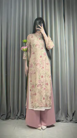 Áo dài cách tân dáng suông #dolam #phapphuc #dolamdichua #thoitrang #fypシ゚ 