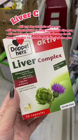 Hỗ trợ tăng cường chức năng gan, giải độc gan Liver Complex #xuhuong #xuhuongtiktok 