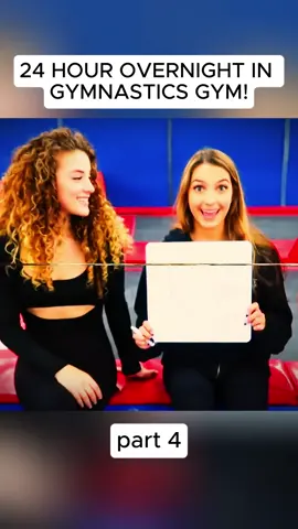 24 HOUR OVERNIGHT IN GYMNASTICS GYM!