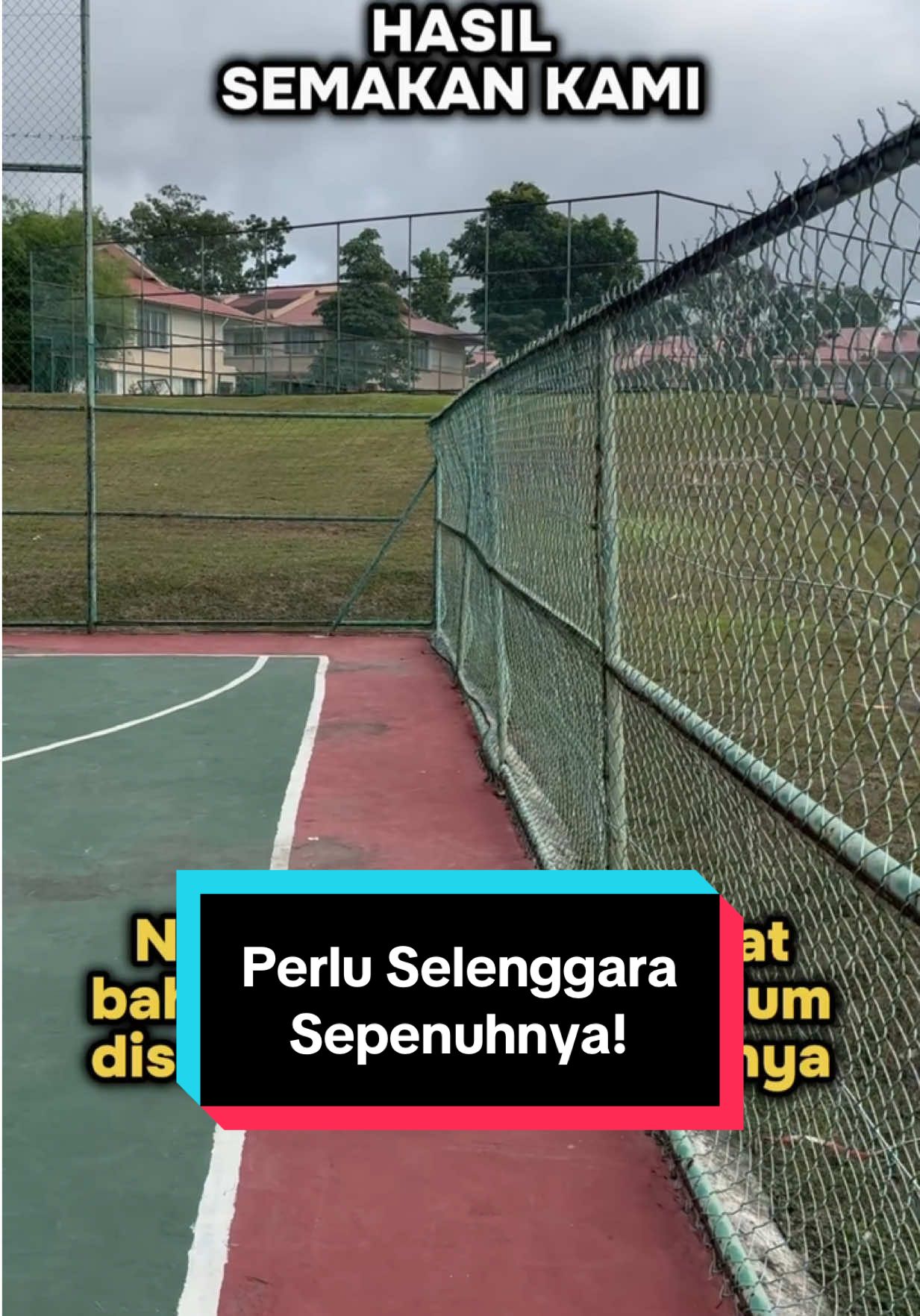 Susulan aduan di gelanggang futsal Presint 11A, hasil semakan kami mendapati bahagian pintu gelanggang tersebut telah dibaiki. Namun begitu, masih terdapat beberapa kerosakan lain yang belum diselesaikan sepenuhnya. Keadaan ini boleh menjejaskan keselamatan anak-anak muda serta komuniti yang menggunakan gelanggang tersebut sebagai tempat riadah. Justeru, kami amat berharap agar kerja-kerja pembaikan dapat dilaksanakan secara menyeluruh dan berkualiti, supaya gelanggang futsal ini benar-benar selamat, selesa dan bermanfaat untuk semua. #DRJ #PutrajayaCare #KomunitiPutrajaya #DRJdiPutrajaya