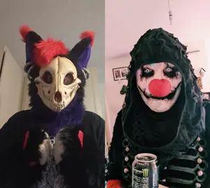 #duet with @§mïÐ§¥ † Çlðwñ #smidsy made a friend lol #skullfursuit #furriesoftiktok #ukfurries 