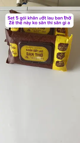 Combo 5 gói khăn ướt lau ban thờ Thiên Phúc có mùi trầm hương và mùi quế làm sạch , mùi thơm dịu nhẹ#xuhuongtiktok #thinhhanh #khănuotlaubantho 