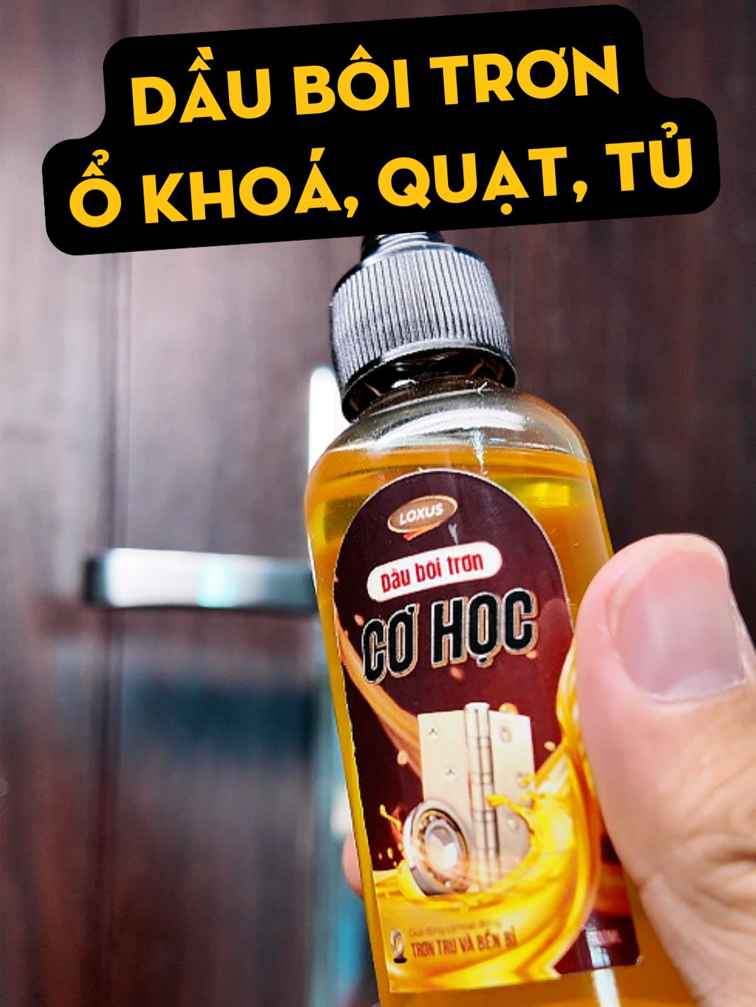 Dầu bôi trợ quạt điện, ổ khoá, bản lề tủ #hieptrainghiem #thaitronghiep #dauboitron