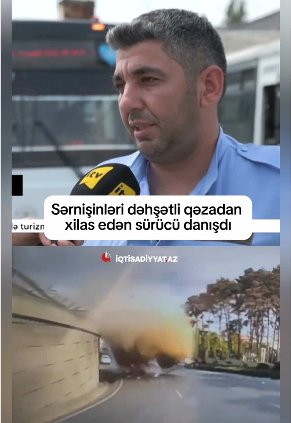 Sentyabrın 6-sı Biləcəri qəsəbəsində yük avtomobilinin körpüdən aşması nəticəsində ağır yol-nəqliyyat hadisəsi baş verib. Hadisə zamanı həmin ərazidən keçən 92 nömrəli marşrut avtobusunun sürücüsü peşəkarlıq göstərərək sərnişinləri təhlükədən xilas edib. Avtobus sürücüsü Vüsal Məmmədov hadisə barədə İTV-yə danışıb.