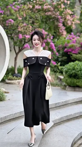 Thanh lịch và sang trọng, nàng luôn tỏa sáng giữa mọi khung hình ✨ #outfitnu #vaydamnu #depmoingay #stylethoitrang #phongcachnu