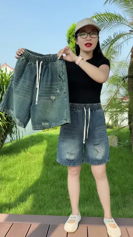 Quần short jean mềm mát, có size to#quanjeanshort #lanlan93 #trending #thoitrang #tiktok 