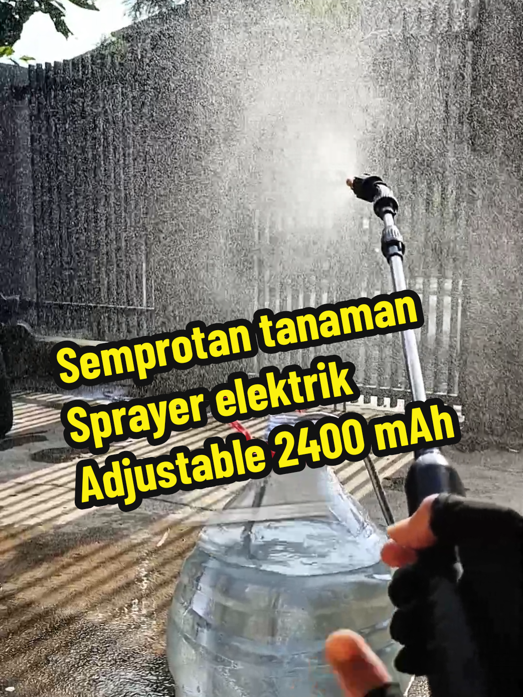 Membalas @user67234255363017 Semprotan tanaman sprayer elektrik Adjustable 2400mAh #sprayerelektrik #semprotantanaman #semprotanelektrik 