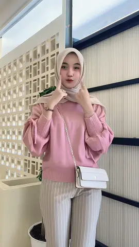 atasan gemecc!!😆💗🌸#atasanwanita #rajutpremium #rajutmurah #dusty #sweater 