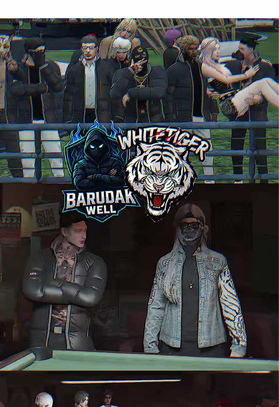 TIRISSS KING 🥶 @EL PALE BW X WT #bwclip #fyp #gtaroleplayclips #sixnineroleplay #whitetiger