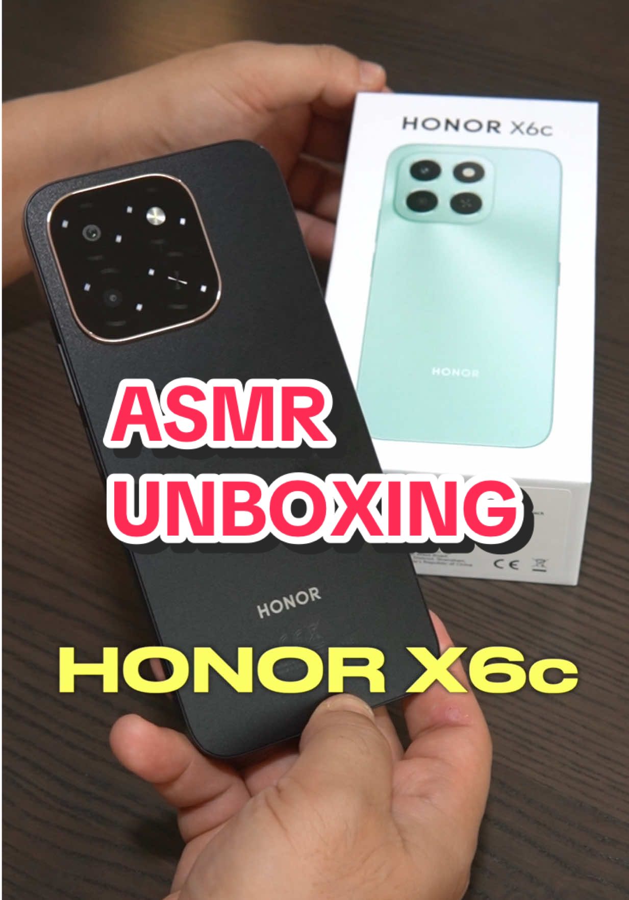 HONOR X6c ASMR Unboxing: Large Storage, Large Battery Budget Smartphone #HONORX6c