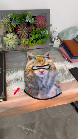 4-Season Animal Head Outdoor Sports Anti-UV Face Mask, 3D Digital Printing Ski Mask