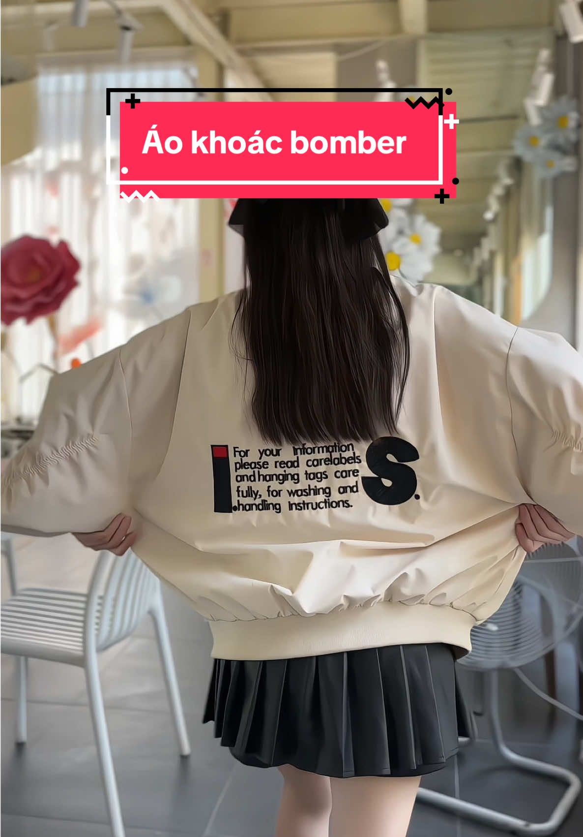 Áo khoác bomber cá tính#review #thơitrangnuhottrend #viral #thơitrangnu #áo 