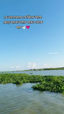 যে ভালোবাসে সে ফিরে আসে ছেড়ে যাবো বলার পরেও থেকে যায় 🕊️💗