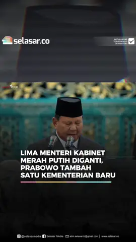 Presiden Prabowo Subianto melakukan reshuffle terhadap lima pos menteri dalam Kabinet Merah Putih. Lima kementerian tersebut yakni Kementerian Koordinator Bidang Politik dan Keamanan, Kementerian Keuangan, Kementerian Perlindungan Pekerja Migran Indonesia, Kementerian Koperasi, serta Kementerian Pemuda dan Olahraga. Dalam perombakan tersebut, Budi Gunawan dipercaya memimpin Kemenko Polkam. Purbaya Yudhi Sadewa menggantikan Sri Mulyani di Kementerian Keuangan. Mukhtarudin menggantikan Abdul Kadir Karding di Kementerian Perlindungan Pekerja Migran Indonesia. Fery Juliantono menggantikan Budi Arie Setiadi di Kementerian Koperasi. Sedangkan Kementerian Pemuda dan Olahraga tetap dipimpin oleh Dito Ariotedjo. Selain reshuffle, Prabowo juga melantik satu menteri baru untuk Kementerian Haji dan Umrah yang sebelumnya bernama Badan Pengelola Haji (BP Haji). Perubahan nomenklatur ini menandai penguatan tata kelola ibadah haji di bawah kementerian khusus.