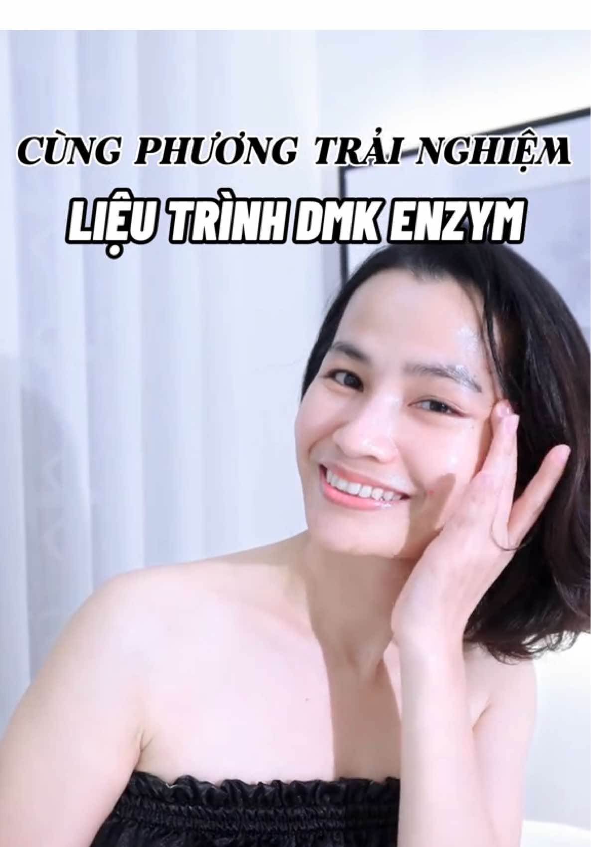 Không thích sâm lấn mà muốn da bóng khoẻ, không thể bỏ qua liệu trình enzym DMK #pgbeauty #homeskincare #skincareroutine #sangda #dmk 