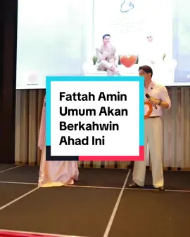 Sah Fattah Amin & Amira Othman Nikah Ahad Ini Kuala Lumpur, 8 September 2025 - Pelakon dan penyanyi, Fattah Amin telah membuat kejutan dengan muncul ketika pelancaran lagu duet Amira dan Irfan Haris berjudul Rasa & Takdir.  Suasana bertukar riuh dengan sorakan daripada penonton yang hadir. Fattah naik ke pentas utama dan telah mengumumkan bakal mendirikan rumah tangga pada 14 September ini. Fattah Amin atau nama sebenarnya, Abdul Fattah Mohd Amin, 35, muncul daripada belakang pentas ketika Amira dan Irfan Haris mendendangkan lagu berkenaan sebelum menyanyi dan menyambung rangkap terakhir lagu itu tersebut. Ketika di penghujung persembahan, Irfan menyerahkan kunci kepada Fattah sebagai simbol penyerahan tanggungjawab seorang lelaki sebelum disampaikan kepada Amira, tanda restu sahabat baik terhadap perhubungan itu. Acara tersebut turut disaksikan oleh bapa Amira, iaitu Othman Abdul Kadir, 62, dan ibu, Nora Haji Arshad, 58, yang setia duduk di barisan penonton.  Pasangan ini memilih tarikh 14 September 2025 sebagai hari pernikahan mereka, kerana hari tersebut merupakan hari ulang tahun kelahiran Fattah Amin. Terdahulu, kecoh sebelum ini, apabila Amira Othman muncul dengan berbusana perkahwinan, semua beranggapan bahawa Amira akan berkahwin, rupanya hanya sekadar memenuhi tuntutan kerja dengan sebuah syarikat pengiklanan. Fattah Amin sebelum ini pernah berkahwin dengan Fazura pada 27 November 2017 namun, jodoh tidak panjang mereka berpisah pada 7 Oktober 2024. Hasil perkahwinan mereka dikurniakan seorang zuriat perempuan, Nur Fatima Aisya, 4 tahun. @duniaartismalaysia #duniaartismalaysia #artismalaysia #fattahamin #amiraothman