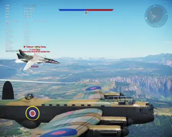 Lancaster Vs Meow-14 😱😱😱 #fyp #militarytiktok #warthunder #warthunderseax #plane 