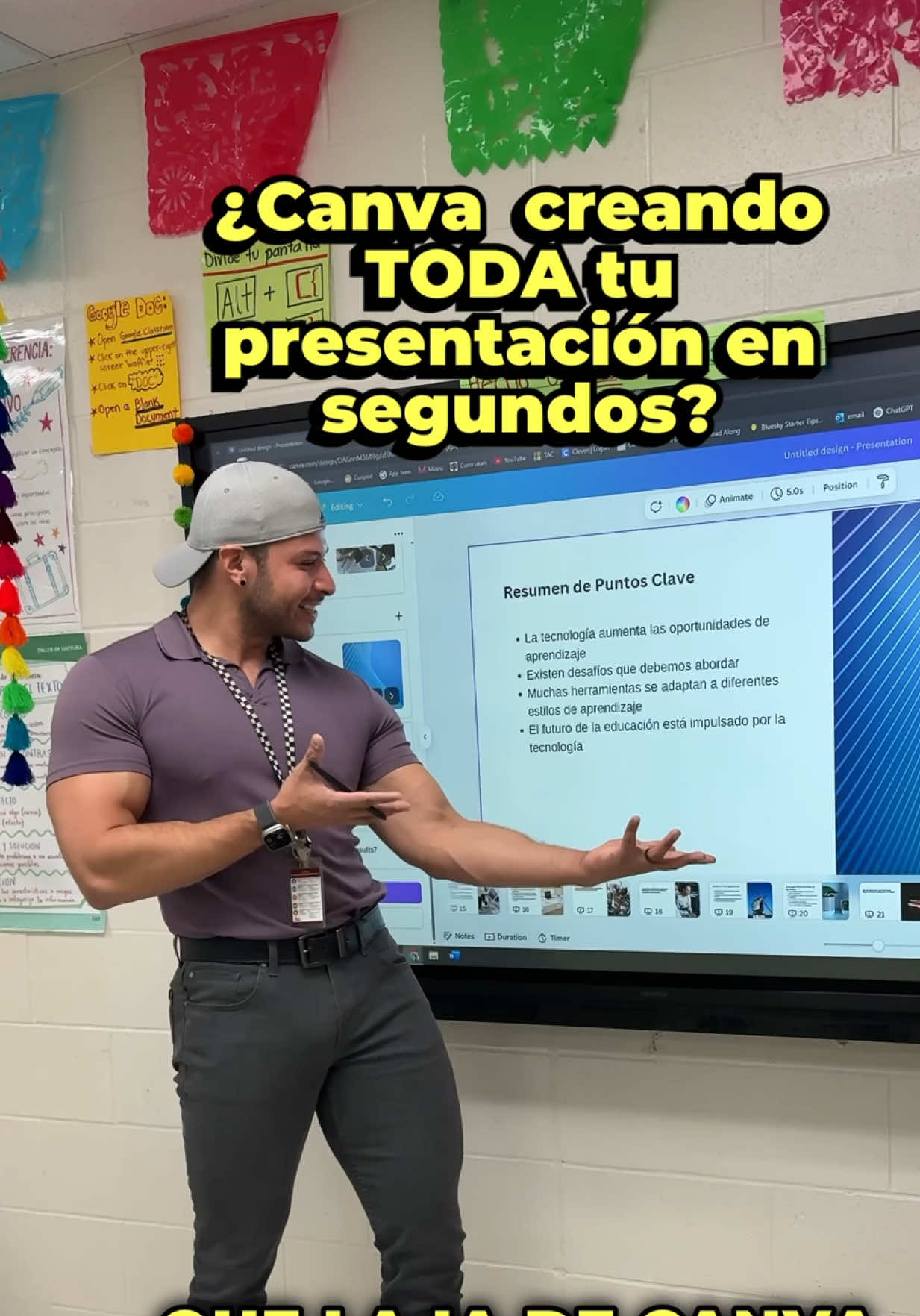 ¿Te imaginas que la IA de Canva cree una presentación COMPLETA en solo segundos? 😱🔥 Hoy te enseño un truco de Canva que cambiará tu vida en el salón de clases. Estoy regalando 3 días GRATIS de prueba para mis cursos donde descubrirás más hacks como este. 📩 Comenta PRESENTACIONES abajo ⬇️ y te envío el link directo por DM. Si la IA hiciera tu presentación, tú qué harías con el tiempo extra? #CanvaTips #CanvaForTeachers #AIForEducation #TeacherHacks #GoogleSlides      . . . . . . . . . . . . . . . . . . . . . . . . . . . Canva, Canva AI, Canva for Education, Gibbly Slide Maker, create presentations fast, Canva teacher tips, AI in education, teacher productivity, teacher hacks, Profe García.