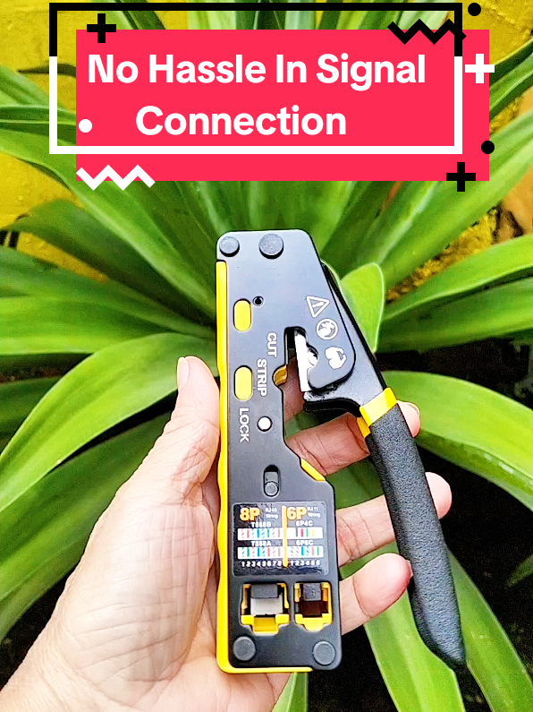 #AD  Unlock The RJ45 Secured Crimping Tool #creatorsearchinsights #homehacks #foryou #fyp 