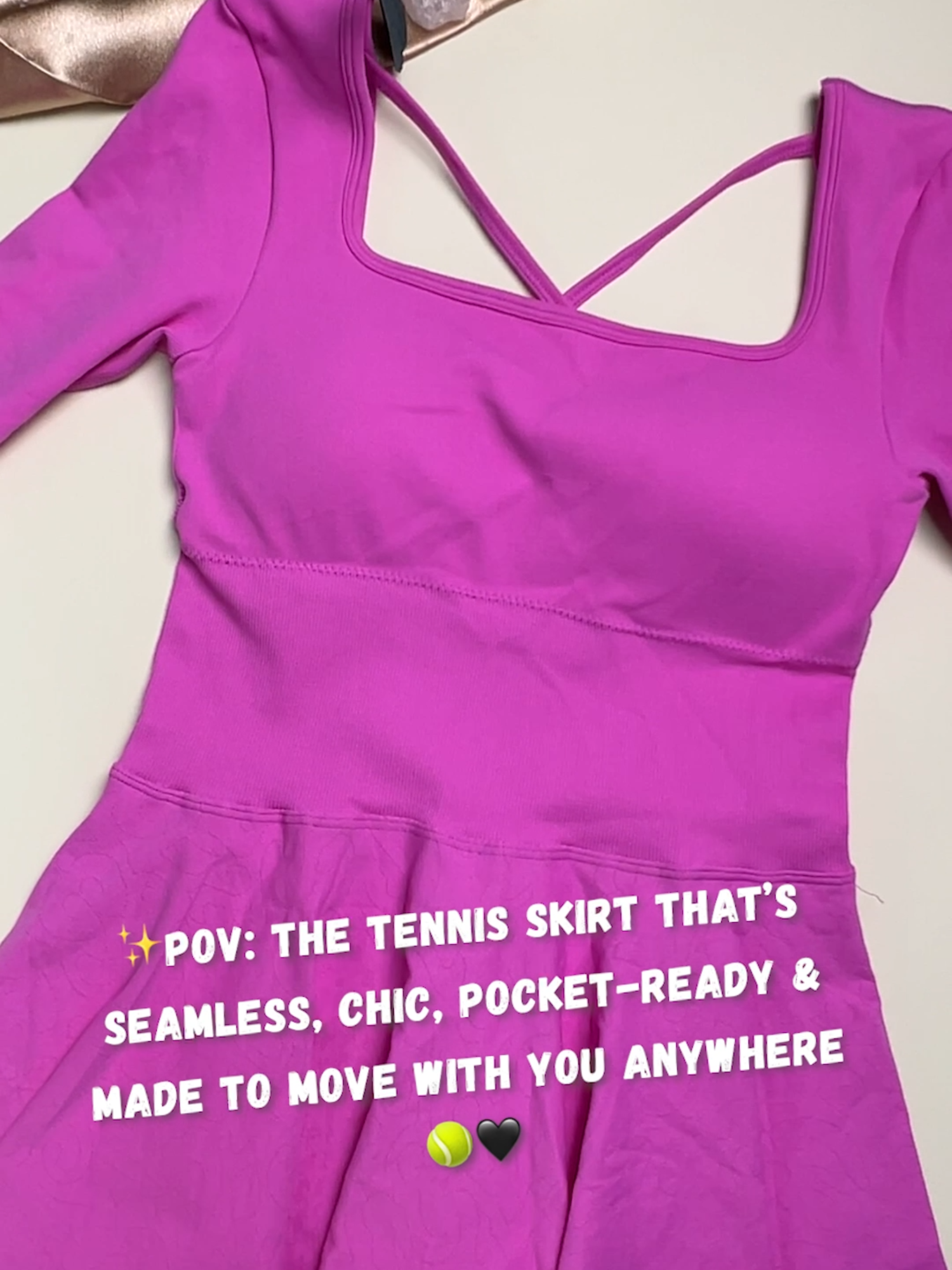 you ace every move in this dress 🏃‍♀️💨 #TennisCore #CourtToStreet #SportyStyle #GameSetMatch #WorkoutOOTD #FitAndChic #ActivewearTrend #MoveInStyle #AthleisureOutfits #ChicAndComfy #OOTDFashion #EverydayAthleisure #SportyChic #StyleInMotion #SeamlessStyle #OOTDInspo #TikTokMadeMeBuyIt #MustHaveFits #ActivewearAddict #WorkoutOutfitInspo #TrendingNow #MustHaveStyle #gamechangerfitness