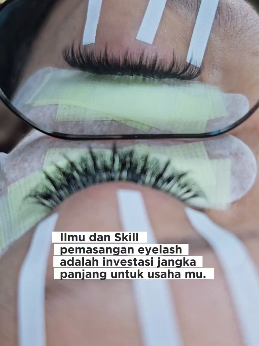 Ilmu dan Skill pemasangan eyelash extension adalah investasi jangka panjang untuk usaha mu. #banjarmasin  #foryou  #jangkauanluas  #eyelashextensions  #lashartisttips 