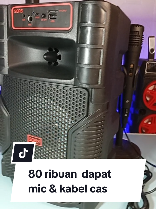 PROMO Speaker Bluetooth Bass dari SQRS ukuran 6.5 inchi, Bonus Mic dan Kabel Cas #speaker #speakerbass #speakerbluetooth #elektronik 