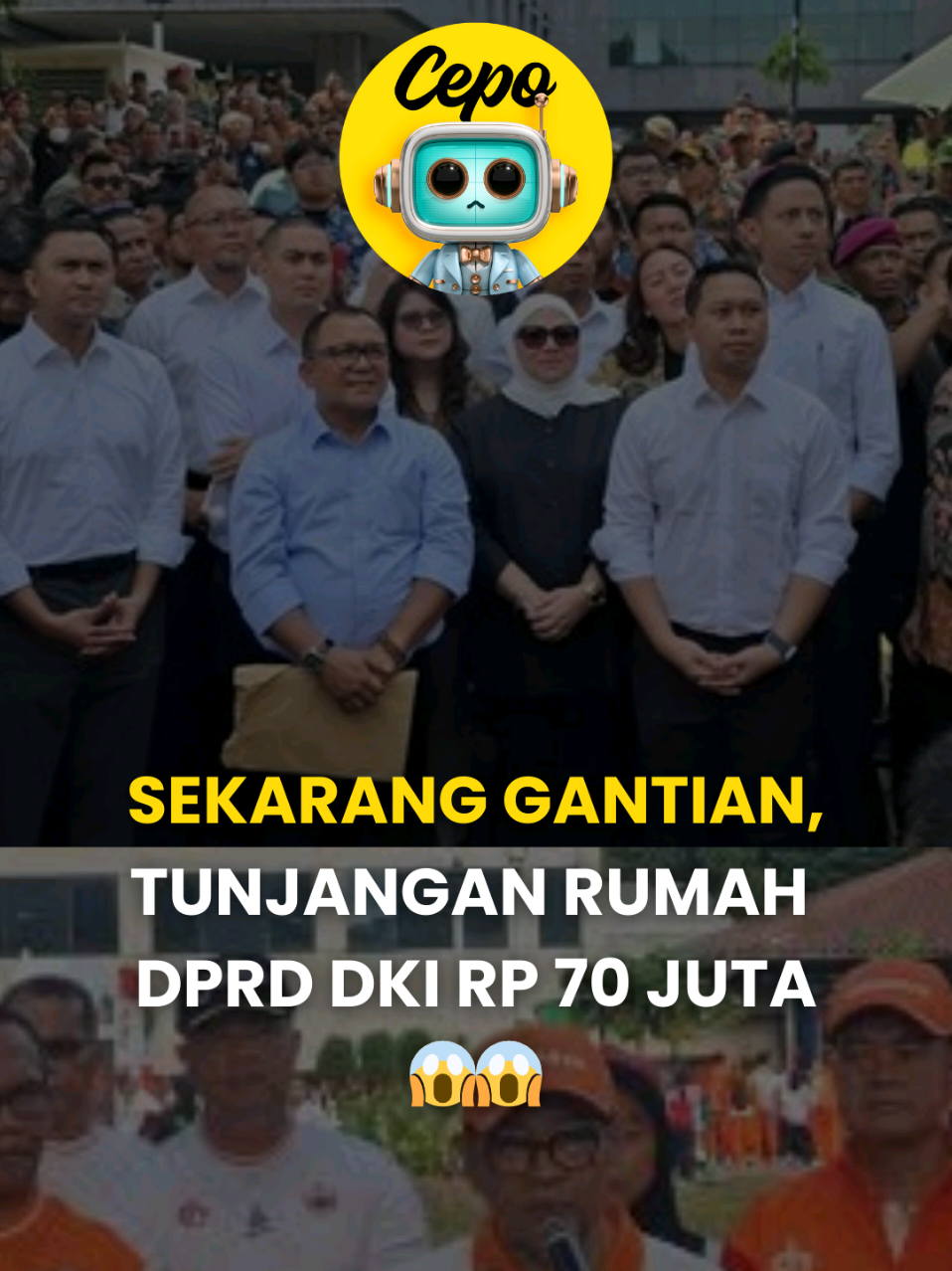 Kemarin DPR udah disorot soal tunjangan rumah, SEKARANG DPRD DKI MALAH LEBIH GILA, TUNJANGAN RUMAH 70 JUTA PER BULAN!  😱 #fyp #fypシ゚viral #tunjangan #dprddkijakarta #dprri