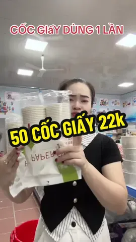 Combo 50 chiếc cốc giấy chỉ 22k  Dùng 1 lần tiện lắm ạ #hangdongnat #giadungtienich #phunuhiendai #cocgiay #cốc 